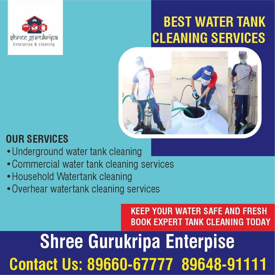 Best Water Tank Cleaning Services in Indore 
