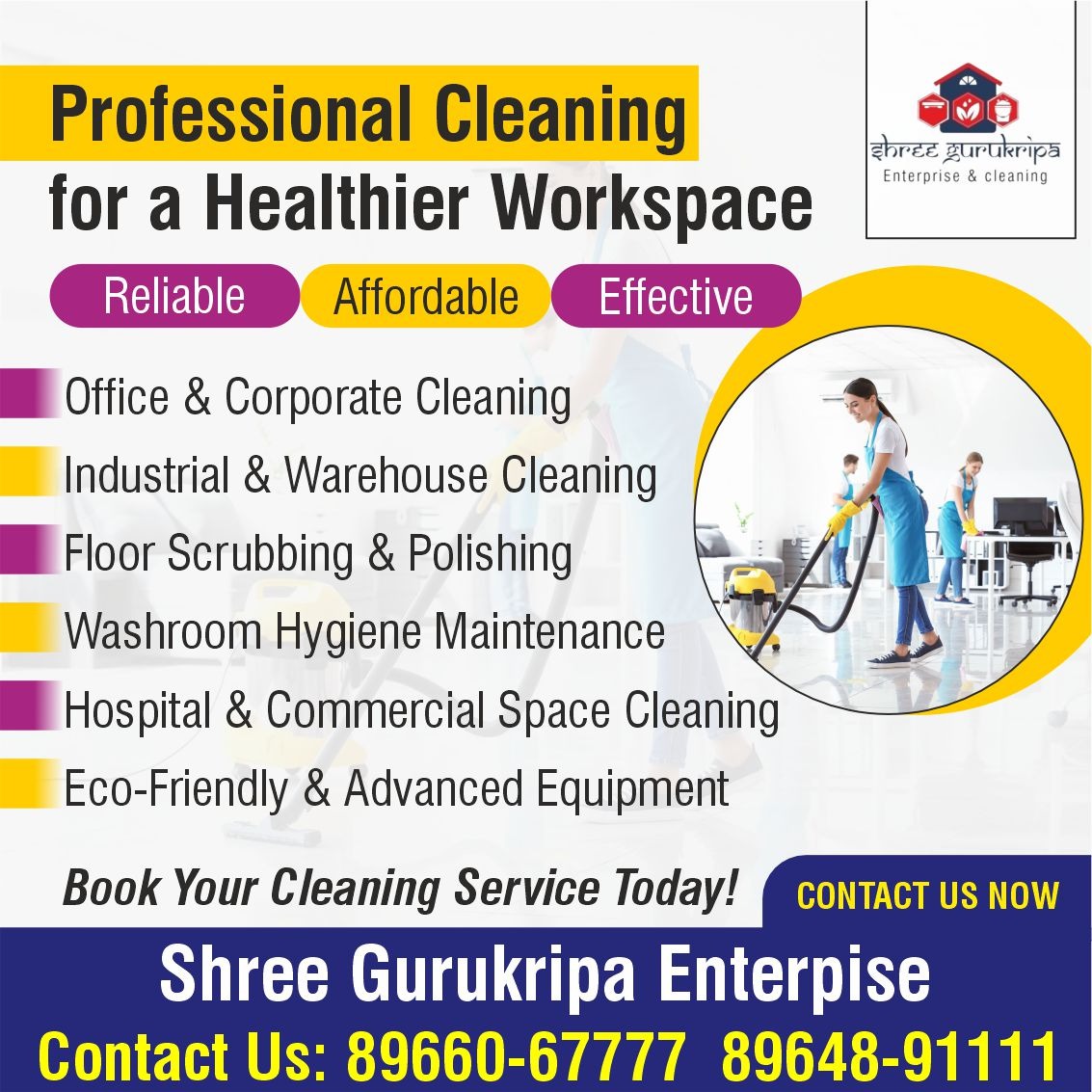 Professional Cleaning Services in Indore