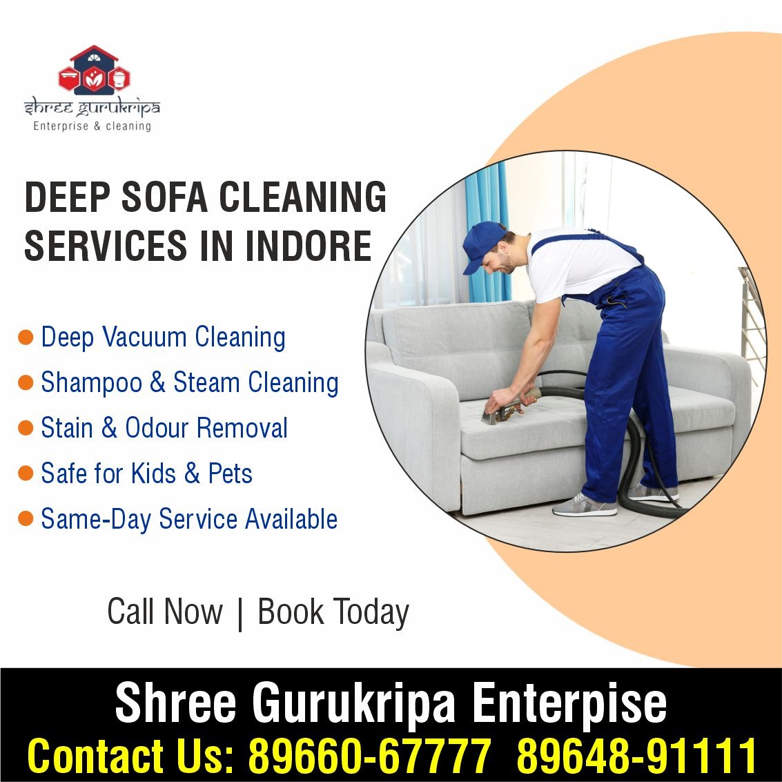 Best Deep Sofa Cleaning Services in Indore