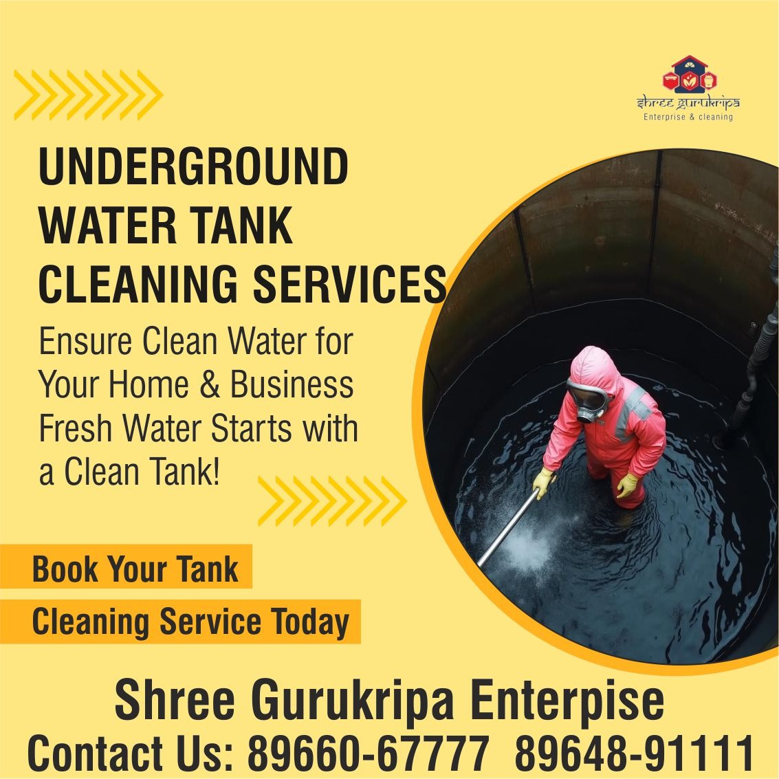 Underground Water Tank Cleaning Services in Indore 