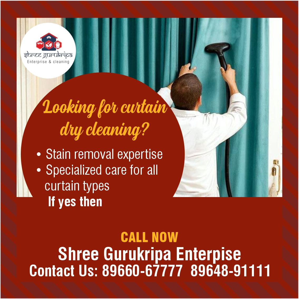 Best Curtain Dry Cleaning Services in Indore