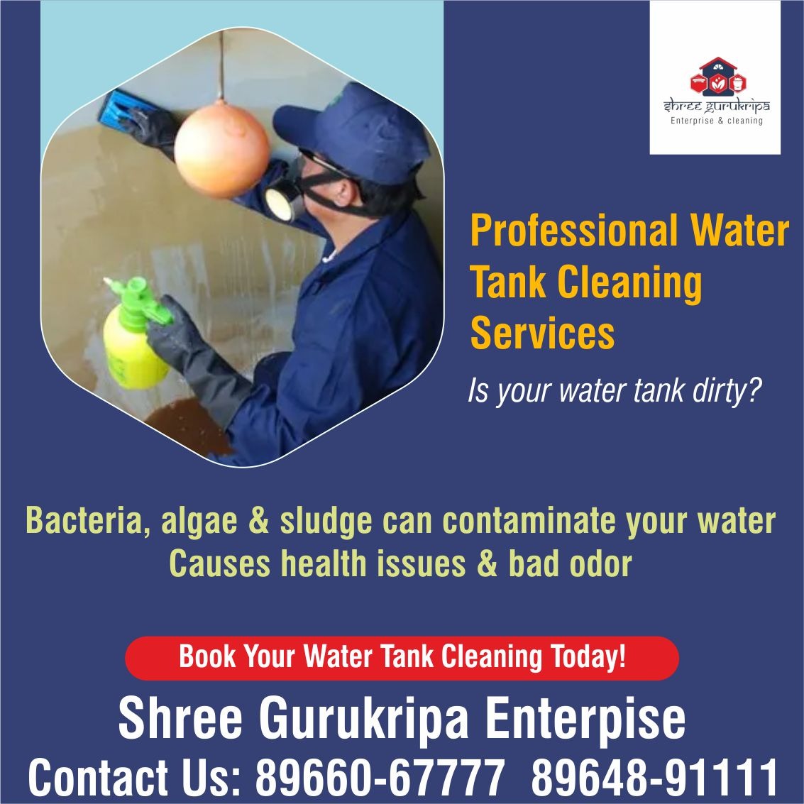 Professional Water Tank Cleaning Services in Indore 